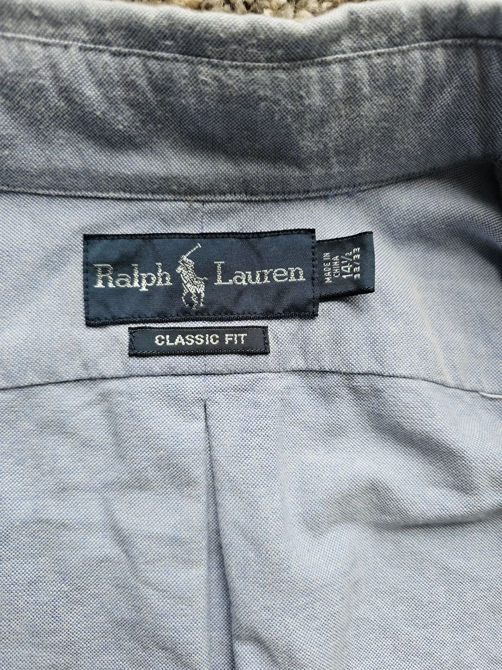 Ralph Lauren Classic Fit Light Blue Button-Up Shirt